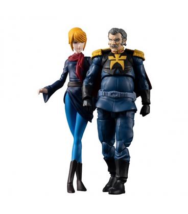 Figuras megahouse g.m.g mobilesuit gundam principality of zeon army 07 ramba ral & crowley hamon