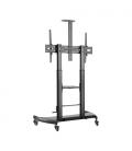 Soporte de Pie Inclinable con Ruedas y Manivela Aisens FT100TE-123 para TV 60-100"/ hasta 100kg