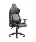 Mars Gaming MGC-ULTRA Negro Silla Gaming Ergonómica Respaldo Ergofit Reposabrazos 3D Soporte Lumbar + Cojín Cervical Ruedas XL