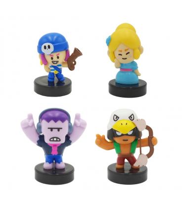 Figuras brawl stars blister pack 4 aleatorio