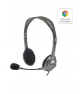 AURICULARES LOGITECH H111 GRIS MICROFONO ALAMBRICO