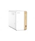 QNAP TS-262 NAS Torre Ethernet Oro, Blanco N4505