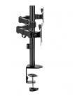 iggual SPM02 Soporte pinza 2 monitores 17"-32"