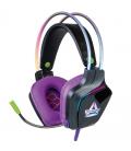 Auriculares gaming con micrófono fr-tec bifrost/ jack 3.5/ purpura