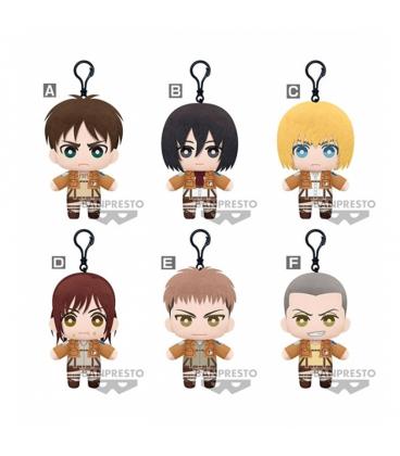 Peluche banpresto attack on titan tomonui plush assort series 1 unidad aleatoria