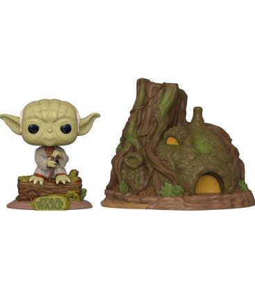 Funko pop deluxe star wars empire strikes back cabaña de yoda 40th aniversario 46765