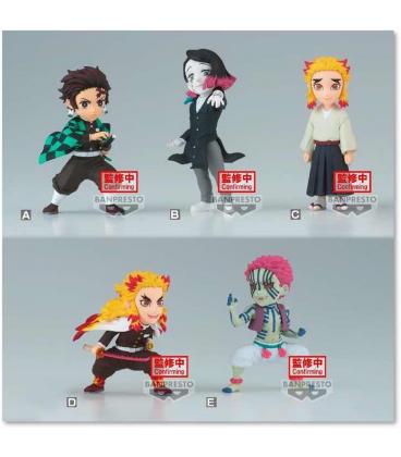 Figura banpresto kimetsu no yaiba world collectable 1 unidad aleatoria vol 8