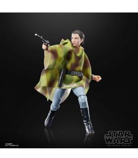 Figura hasbro the black series 40th aniversario star wars : return of the jedi - princesa leia (endor)