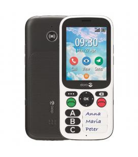 Telefono movil doro 780x black - white 2.8pulgadas - 4g - blanco y negro