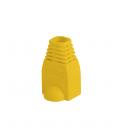 Funda protectora lanberg plb - 1000 - y para conector rj45 pack de 100 unidades amarillo