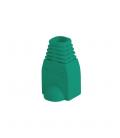 Funda protectora lanberg plb - 1000 - g para conector rj45 pack de 100 unidades verde