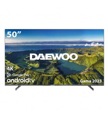 Tv daewoo 50" led 4k uhd - 50dm62ua - android smart tv - wifi - hdr10 - hlg - hdmi - usb - bluetooth - tdt2 - cable - sat