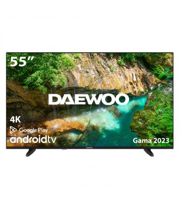 Tv daewoo 55" led 4k uhd - 55dm62ua - android smart tv - wifi - hdr - hlg - hdmi - usb - bluetooth - tdt2 - satelite - ca