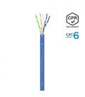 AISENS Cable de Red RJ45 LSZH CPR Dca CAT.6 UTP AWG24, Azul, 100 m