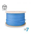 AISENS Cable de Red RJ45 LSZH CPR Dca CAT.7 600 MHZ S/FTP AWG23, Azul, 305 m