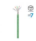 AISENS Cable de Red RJ45 LSZH CPR Cca CAT.7 600 MHZ S/FTP AWG23, Verde, 305 m