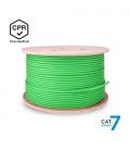 AISENS Cable de Red RJ45 LSZH CPR Cca CAT.7 600 MHZ S/FTP AWG23, Verde, 305 m