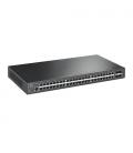 TP-Link TL-SG3452X switch Gestionado L2+ Gigabit Ethernet (10/100/1000) 1U Negro