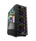 CAJA SHARKOON RGB HEX ATX 2XUSB3.0 SIN FUENTE NEGRO