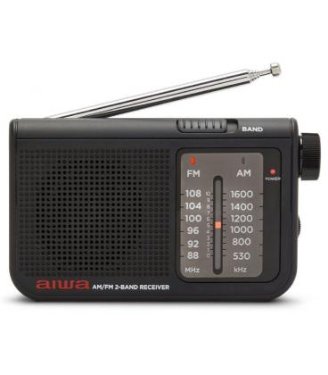 Radio portátil aiwa rs-55bk/ negra