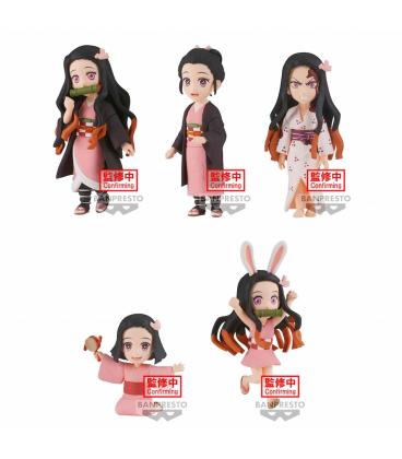 Figura banpresto demon slayer kimetsu no yaiba world collectable nezuko kamado collection unidad aleatoria