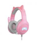 FR-TEC GAMING HEADSET TANOOKI TANOOKI Auriculares Alámbrico Diadema Juego Gris, Rosa