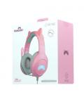 FR-TEC GAMING HEADSET TANOOKI TANOOKI Auriculares Alámbrico Diadema Juego Gris, Rosa