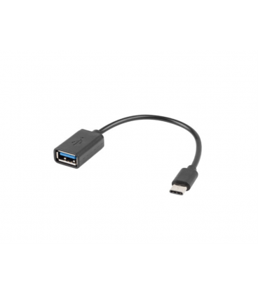 ADAPTADOR LANBERG OTG USB-C(M) A USB-A 2.0 (H) 15 CM NEGRO