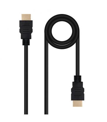 Cable HDMI 2.0 4K Nanocable 10.15.3801-L150/ HDMI Macho - HDMI Macho/ 1.5m/ Negro