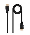 Cable HDMI 2.0 4K Nanocable 10.15.3801-L150/ HDMI Macho - HDMI Macho/ 1.5m/ Negro