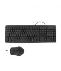 CoolBox COO-KTR-01U teclado Ratón incluido USB QWERTY Negro