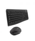 CoolBox COO-KTR-02W teclado Ratón incluido RF inalámbrico QWERTY Español Negro