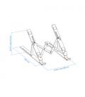 Soporte TooQ TQLRS0033-AL-G para Portátiles hasta 15"