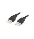 CABLE USB 2.0 LANBERG MACHO/MACHO 0.5M NEGRO