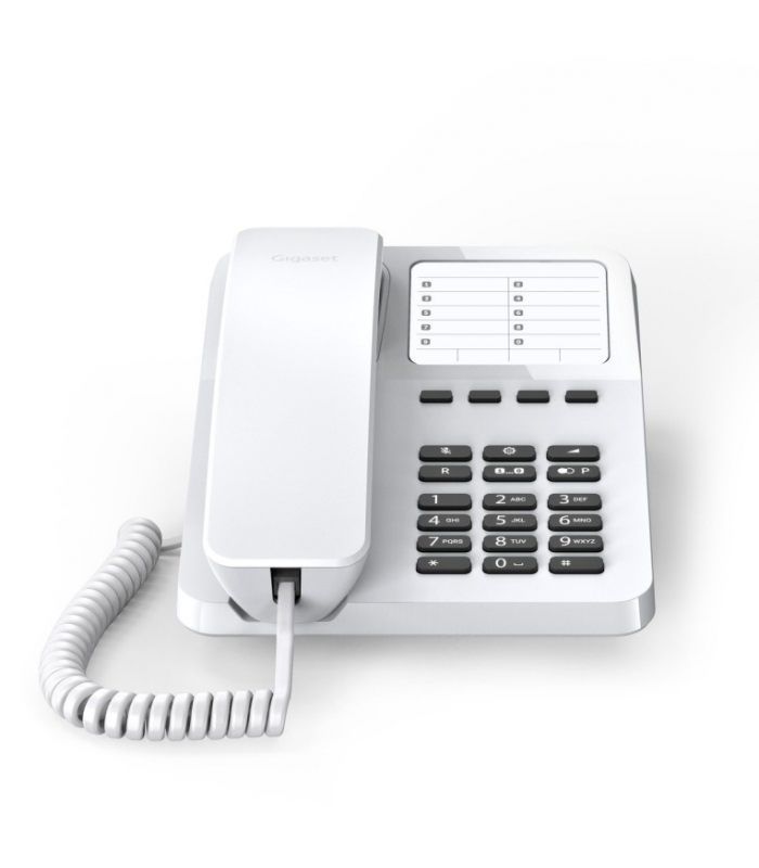 Téléphone fixe Gigaset DESK 400 Blanc