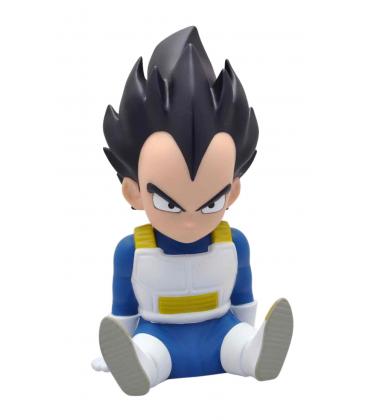 Figura hucha plastoy vegeta sentado chibi 15 cm pvc dragon ball