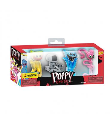 Pack 4 minifiguras poppy playtime 7cm en caja