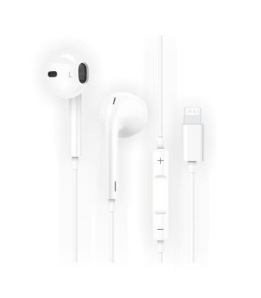 Auriculares tech one tech eartech hip tec1201/ con micrófono/ lightning/ blancos