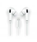 Auriculares tech one tech eartech hop tec1202/ con micrófono/ lightning/ blancos