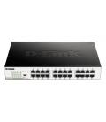 D-Link DGS-1024D switch No administrado Gigabit Ethernet (10/100/1000) 1U Negro, Plata