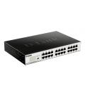 D-Link DGS-1024D switch No administrado Gigabit Ethernet (10/100/1000) 1U Negro, Plata