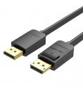 Cable displayport 1.2 4k vention hacbf/ displayport macho - displayport macho/ 1m/ negro