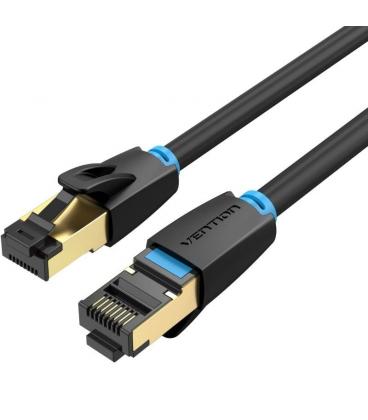 Cable de red rj45 sftp vention ikabg cat.8/ 1.5m/ negro