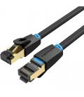 Cable de red rj45 sftp vention ikabg cat.8/ 1.5m/ negro