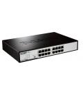 D-Link DGS-1016D/E switch No administrado Negro, Metálico