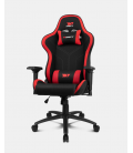 SILLA GAMING DRIFT DR110BR TEJIDO NEGRO ROJO