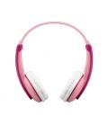 Auriculares Infantiles Inalámbricos JVC Tinyphone HA-KD10W/ Bluetooth/ Rosas