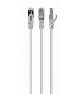 CABLE RED S-FTP GEMBIRD CAT 6A LSZH BLANCO 0,25 M