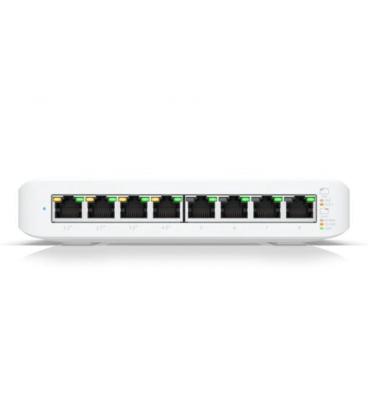 Switch ubiquiti usw-lite-8-poe/ 8 puertos/ rj45 10/100/1000 poe