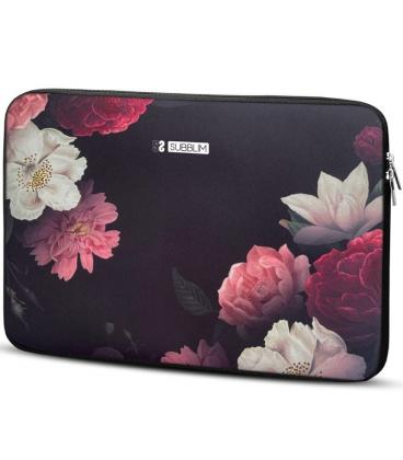 Funda subblim trendy sleeve neo flowers para portátiles hasta 14'